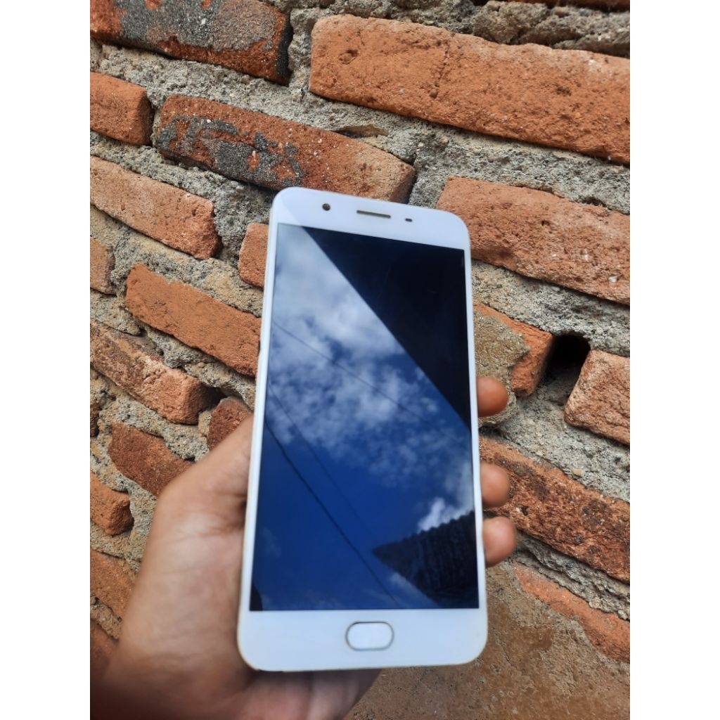 Lcd layar copotan oppo f1s mulus normal
