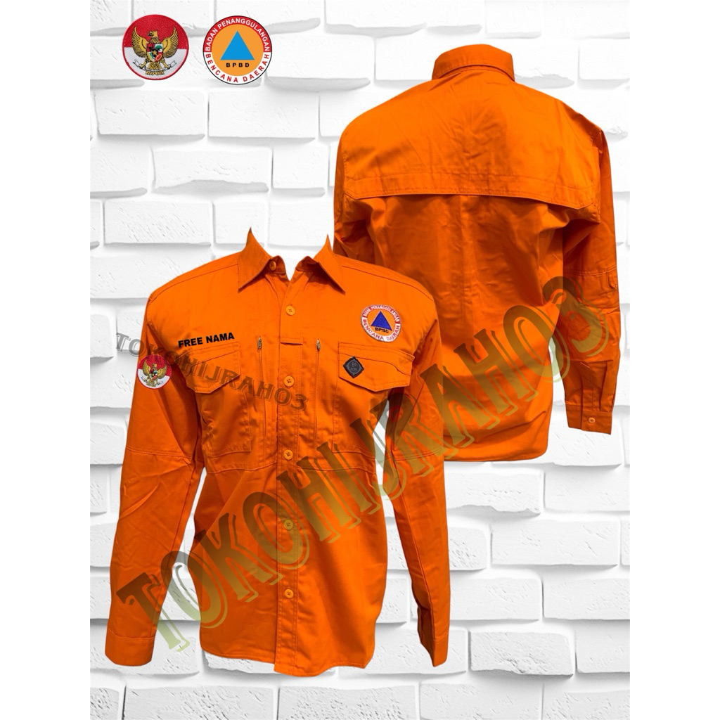 SERAGAM BPBD BADAN PENANGGULANGAN BENCANA DAERAH KEMEJA BPBD MODEL TERBARU BAJU BPBD BADAN PENANGGUL
