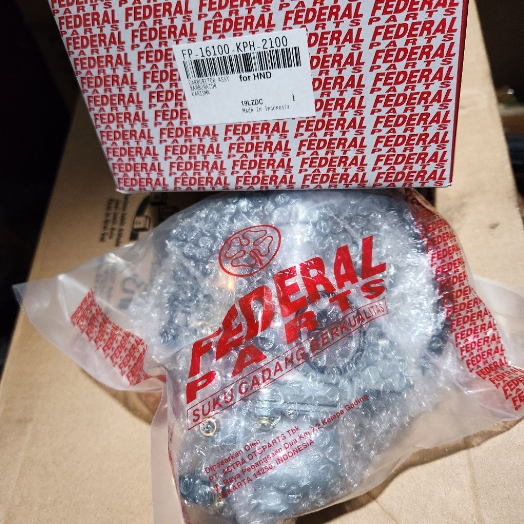 karburator karisma / suprax125 ori federal