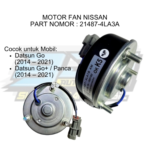 Motor Fan Datsun Go Kipas Radiator Nissan Ac Mobil