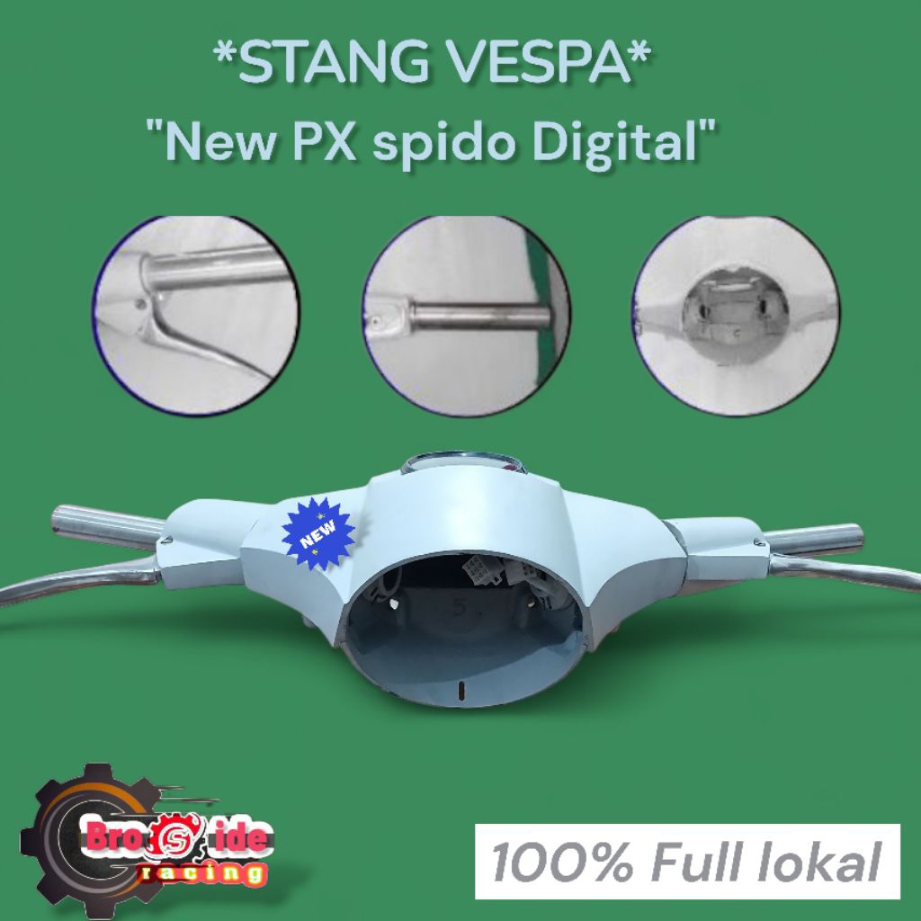 Stang Vespa New PX Spido Digital Atau Batok Kepala Vespa New PX
