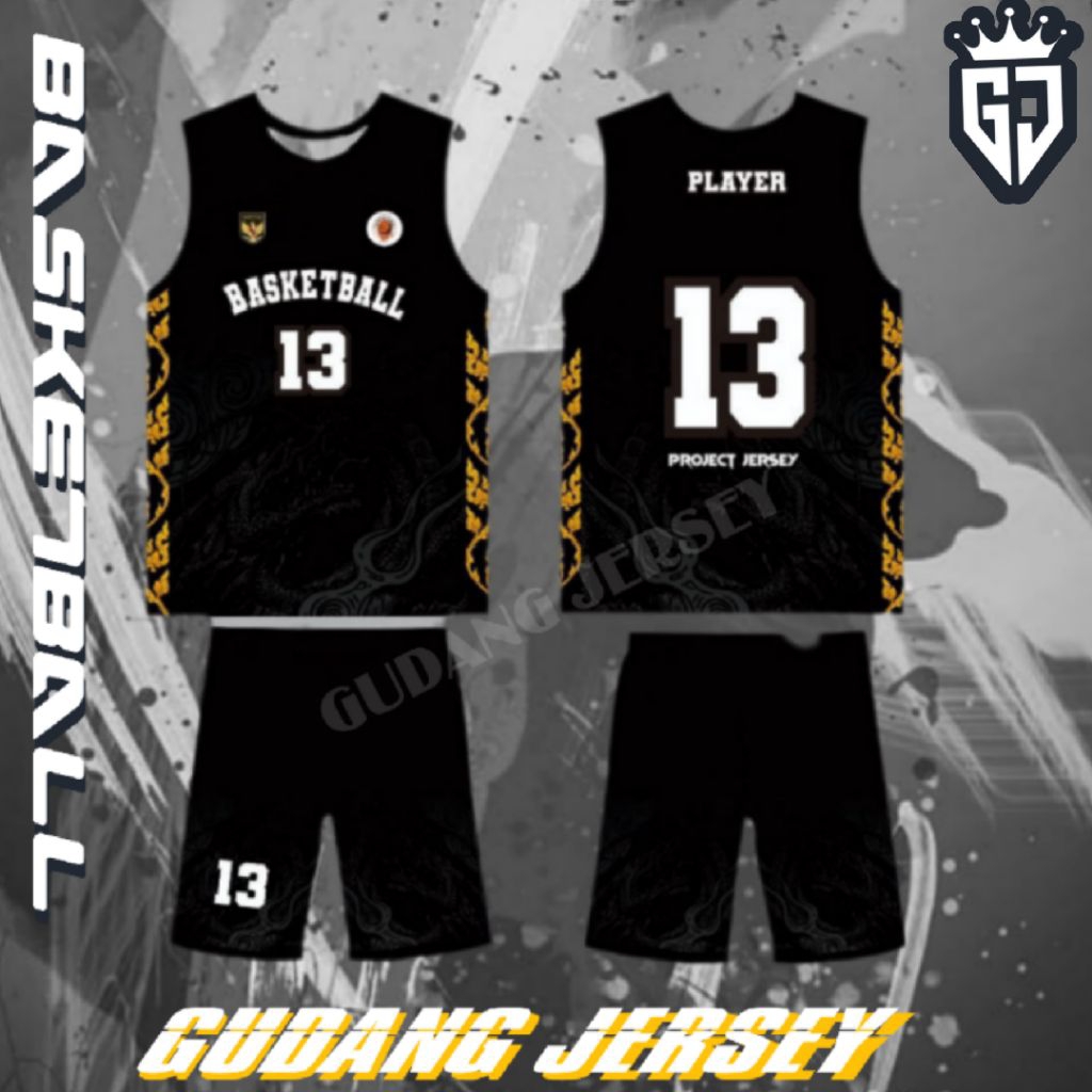 Jersey BASKETBALL Custom gratis Nama & Nopung