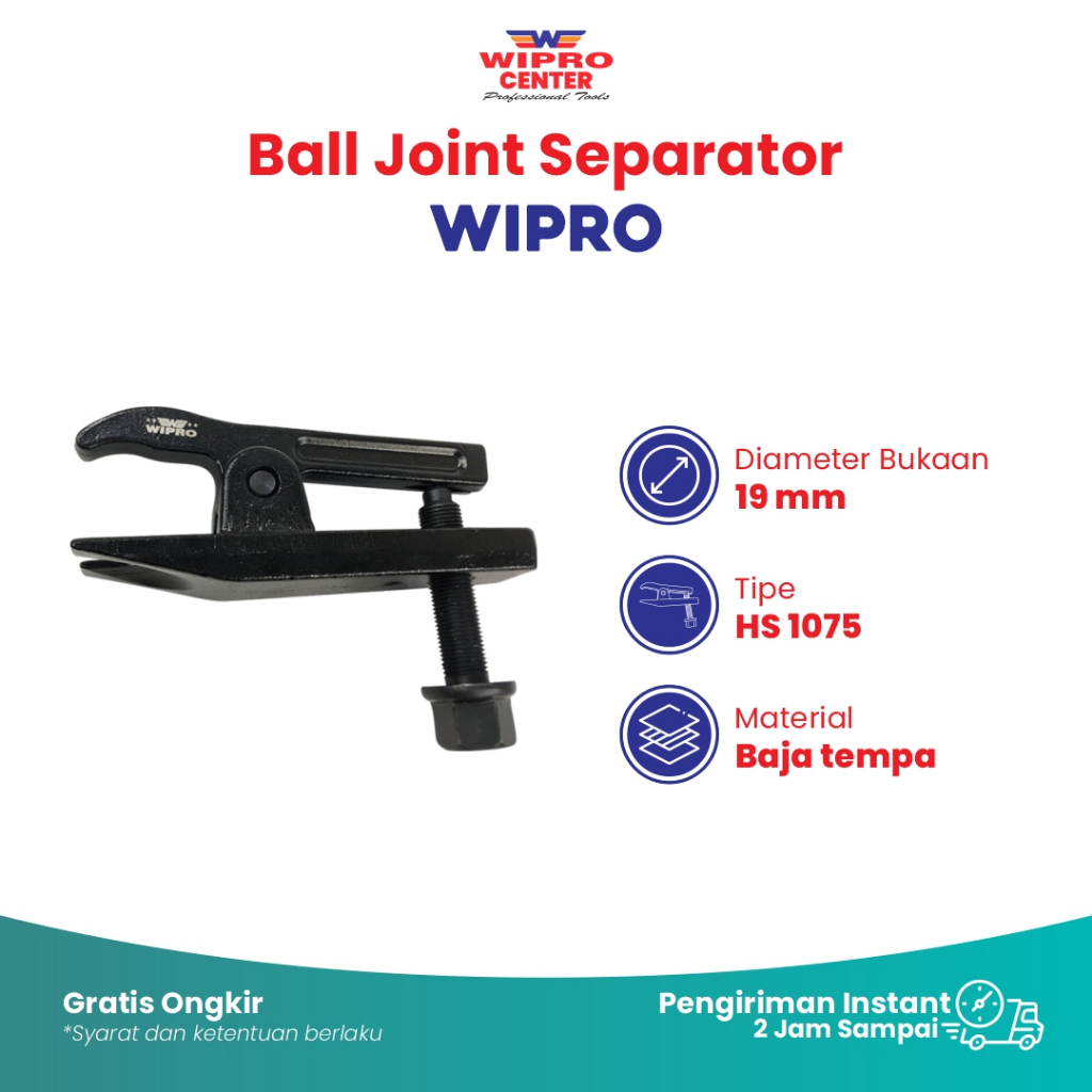 TREKER TIEROD BALL JOINT BALLJOINT SEPARATOR WIPRO HS1075