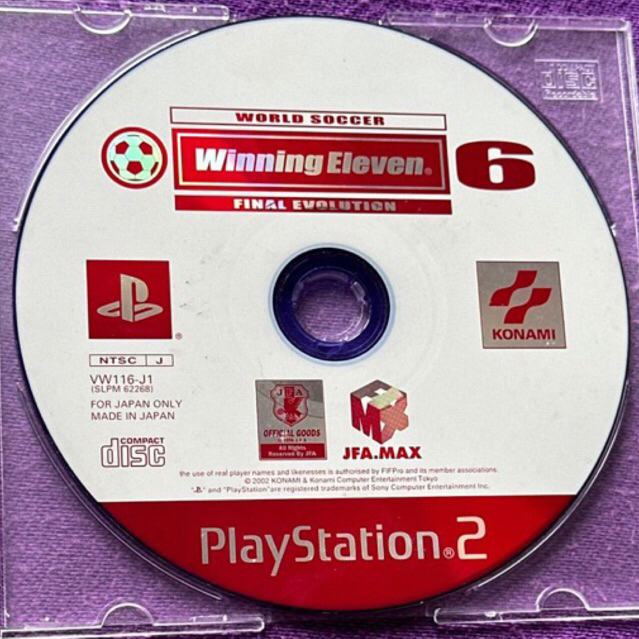kaset ps2 original japan winning eleven 6