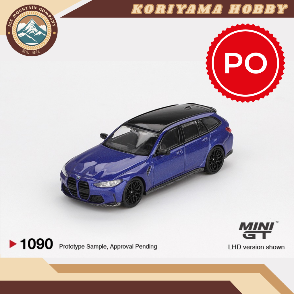 Mini GT 1090 BMW M3 Competition Touring Portimao Blue Metallic MiniGT