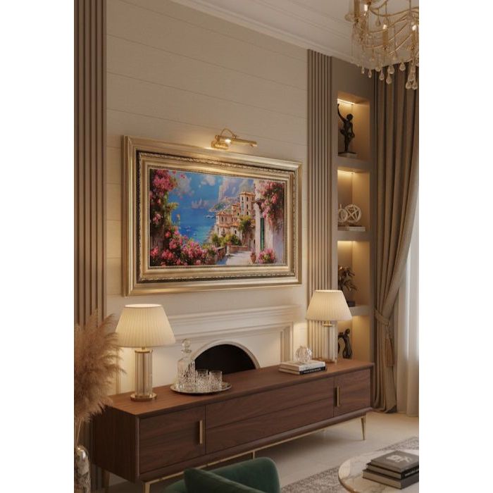 Frame TV Klasik Modern – Custom Warna | Harga Mulai 1 Juta