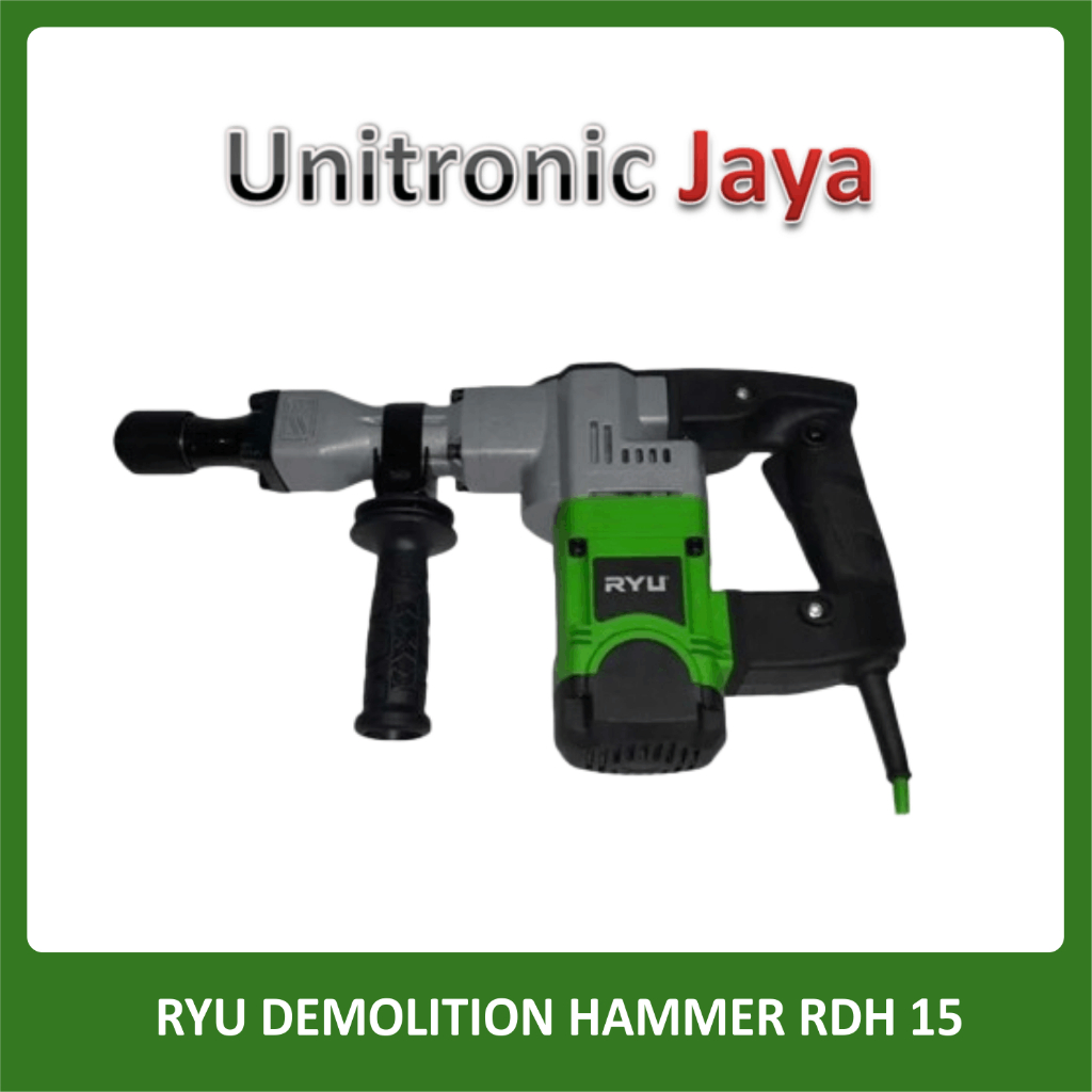 RYU RDH 15 JACK HAMMER DRILL MESIN BOBOK BETON DEMOLTION HAMMER