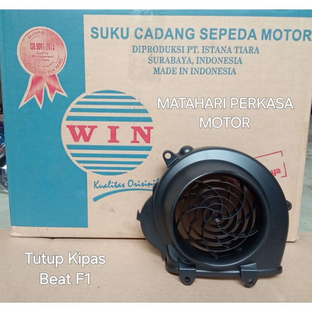 "WIN" Cover Tutup Kipas Mesin Honda Beat F1