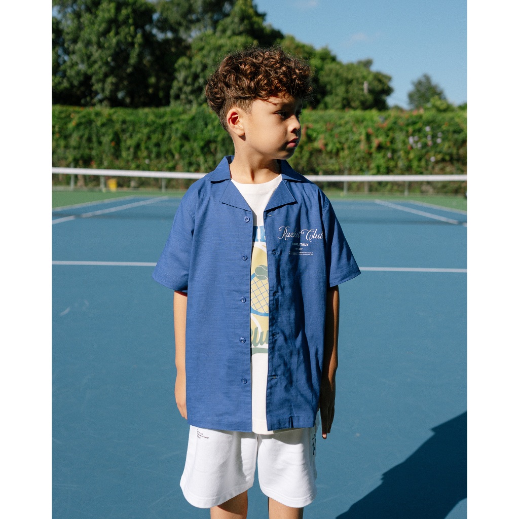 LEWIS EMMA - Graphic Shirt (6 Bulan-14 Tahun) Kemeja Anak Laki-laki Lengan Pendek