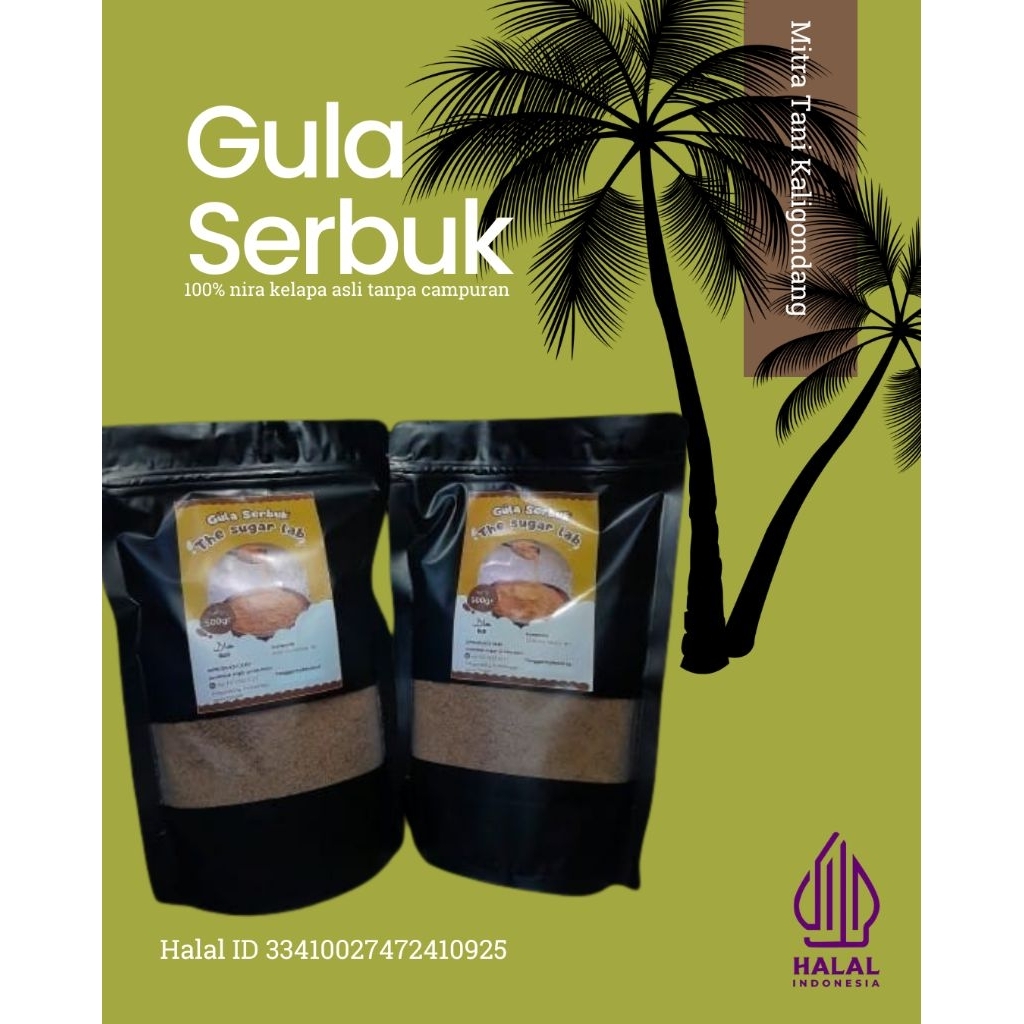 gula semut/ gula serbuk/ gula jawa serbuk/ gula merah serbuk 500gram