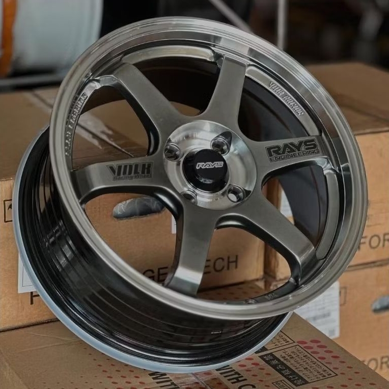 velg mobil ring 16 lebar 7 VOLKRAYS TE37 FLOW FORMING ET 42 velg r16 freed jazz raize yaris