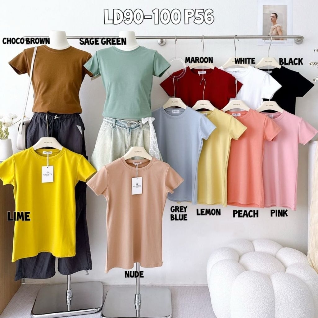 MIKIEE_MINIEE Giants Kaos basic / Tshirt wanita basic BKK