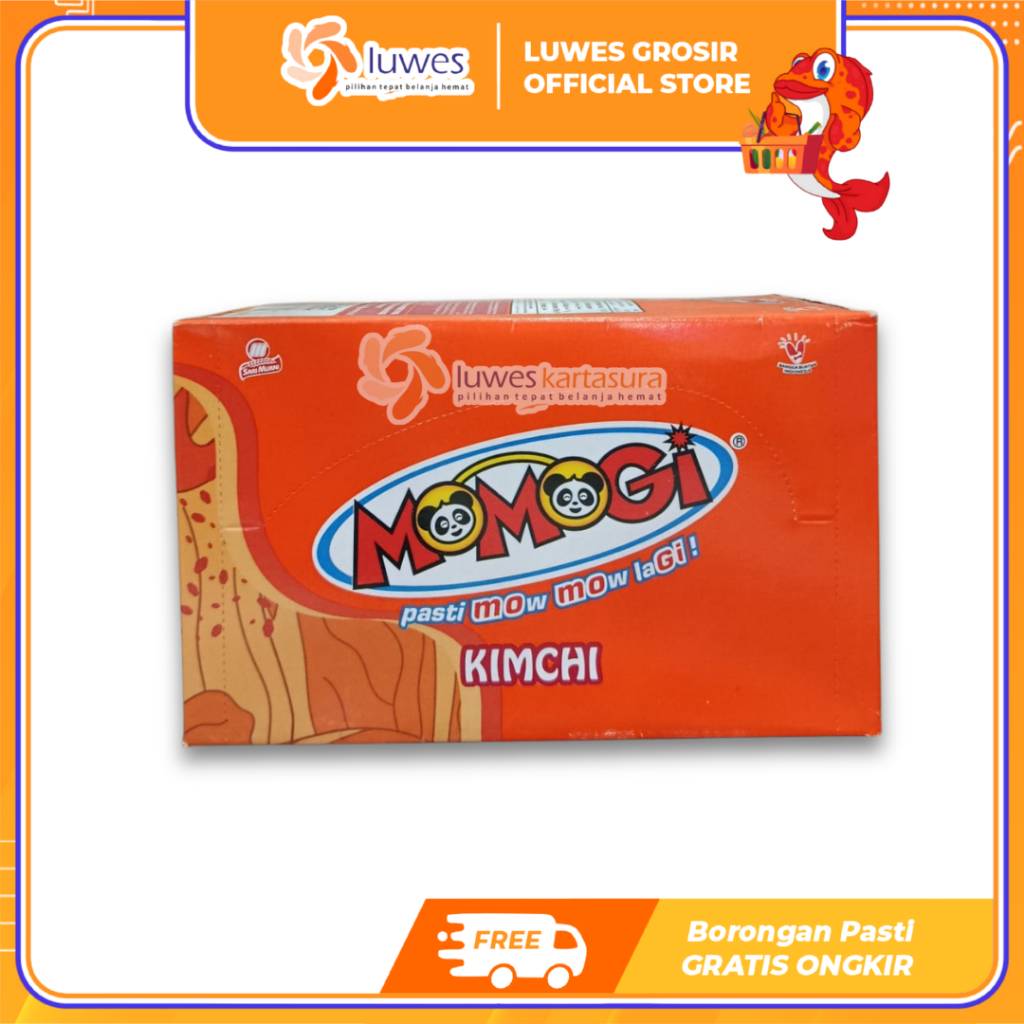 [GROSIR] Momogi Rasa Kimchi Snack Makanan Ringan Isi 10 Pcs Per Box Murah