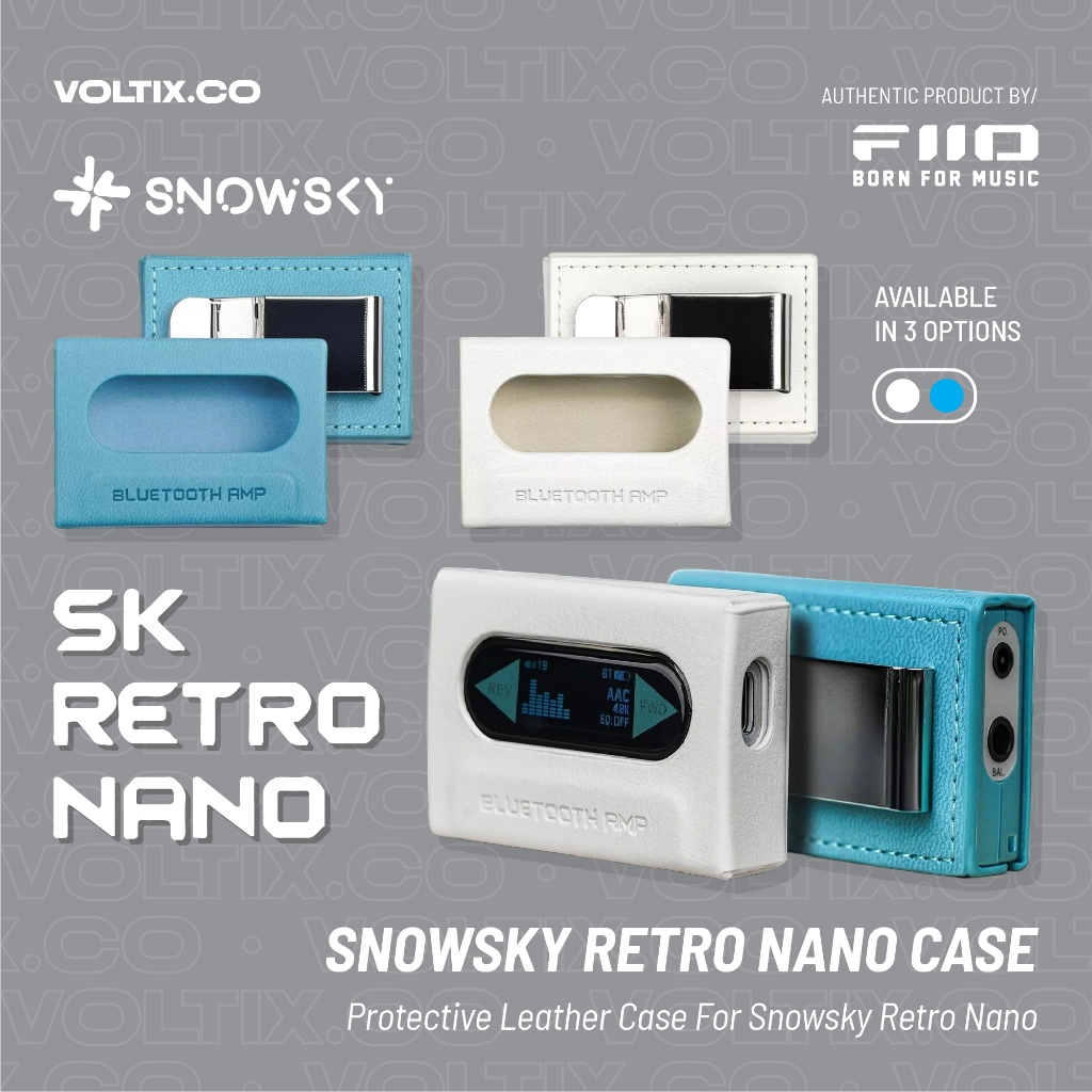 FiiO Snowsky SK-Retro Nano / SK Retro Nano Protective Leather Case
