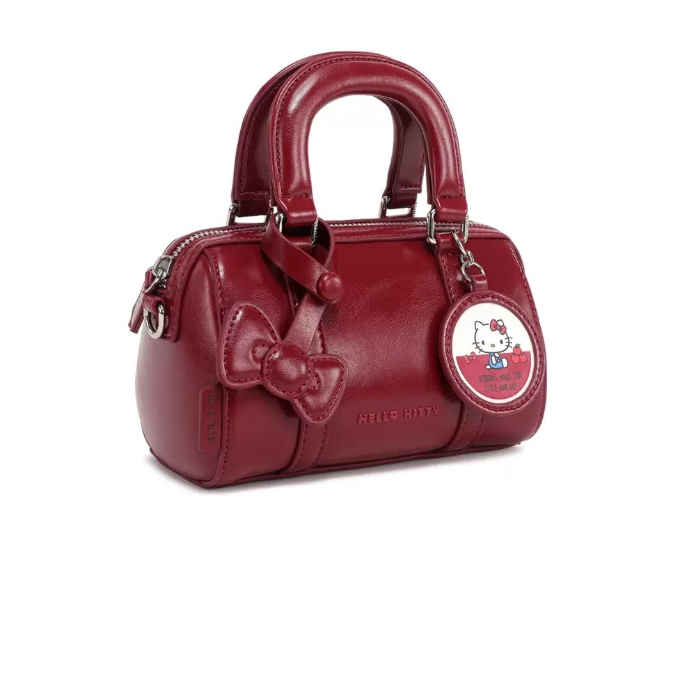 TOU TOU - handbag / slingbag hello kitty full maroon