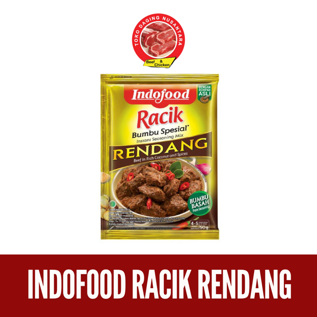 Indofood Racik Bumbu Rendang / Bumbu Basah Instan Rendang