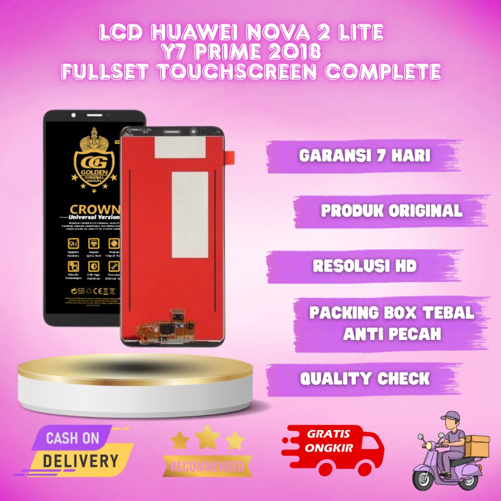 LCD HUAWEI NOVA 2 LITE / Y7 PRIME 2018 FULLSET COMPLETE ORIGINAL