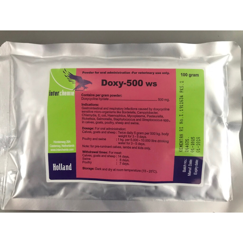 Doxy-500 ws 100 gr | Doxycycline Obat CRD kompleks