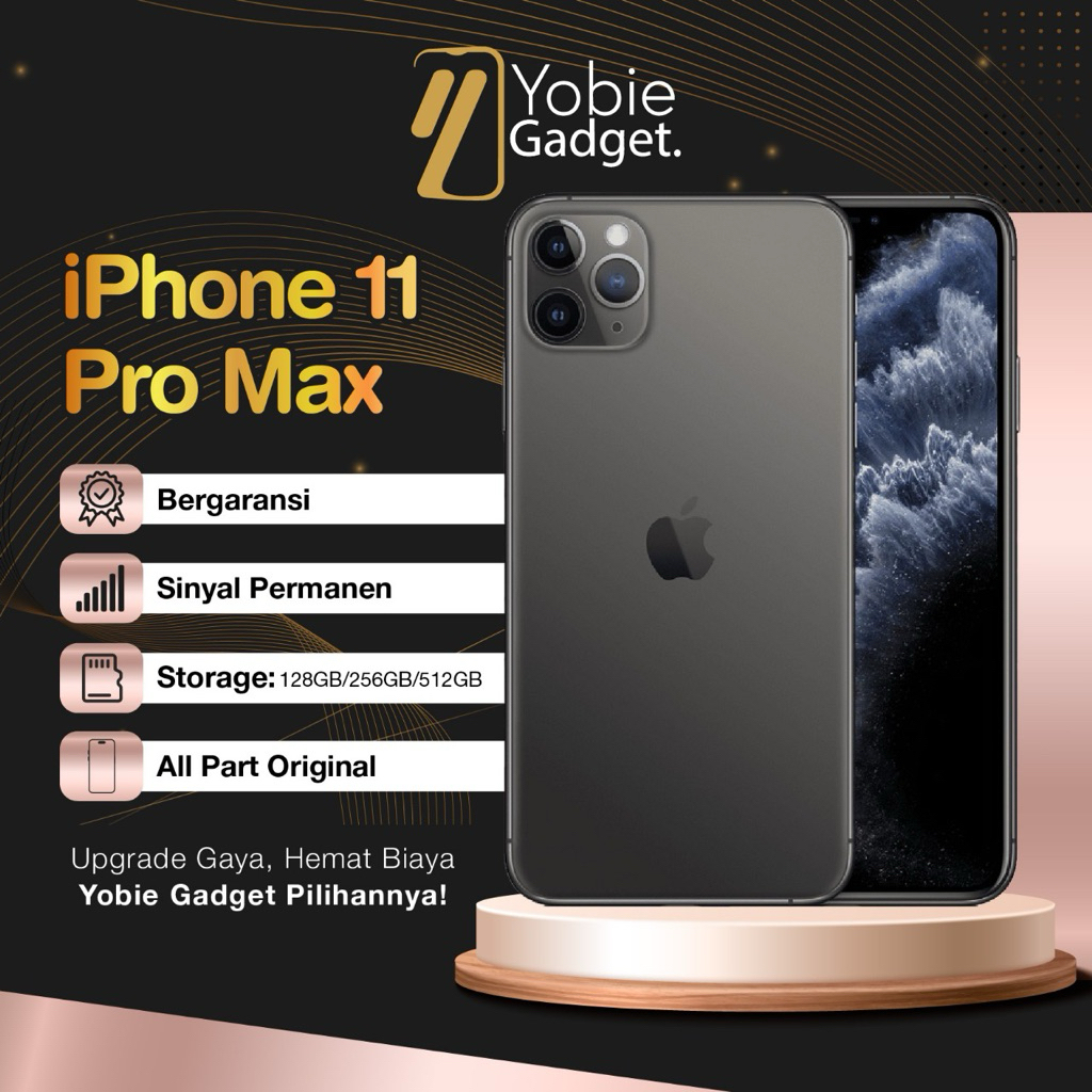 Iphone 11 Promax Second 64GB /128GB /256GB 512GB Like New Factory Unlock Dual Sim Fullsett NO SIMLOC