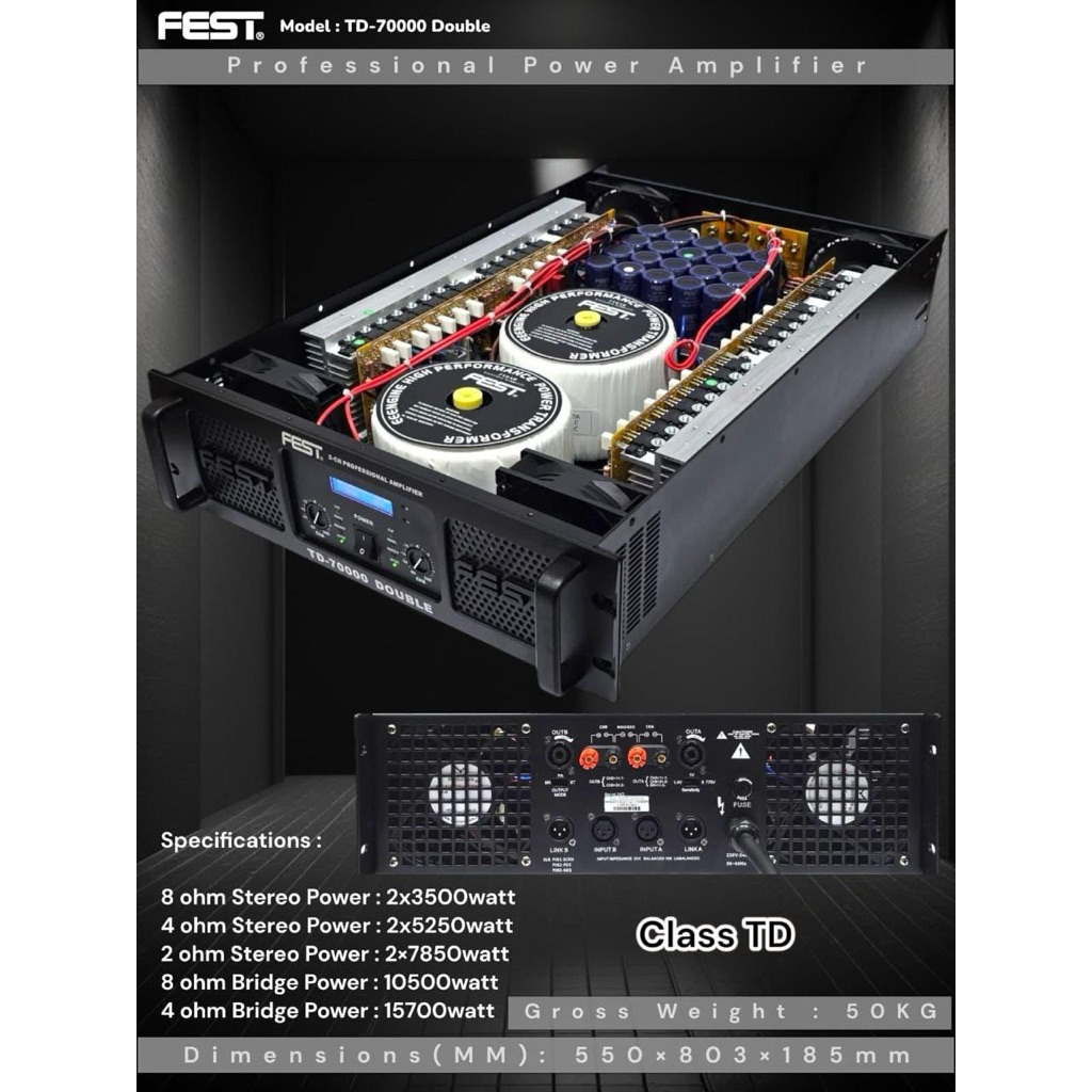 Fest power Td70000double class Td