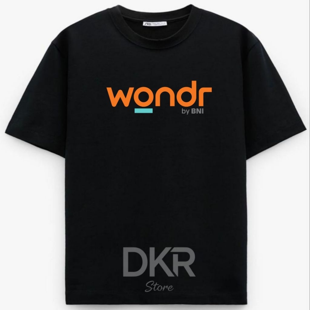 Baju Wondr BNI Kaos Wondr BNI Kaos Oblong Wondr BNI