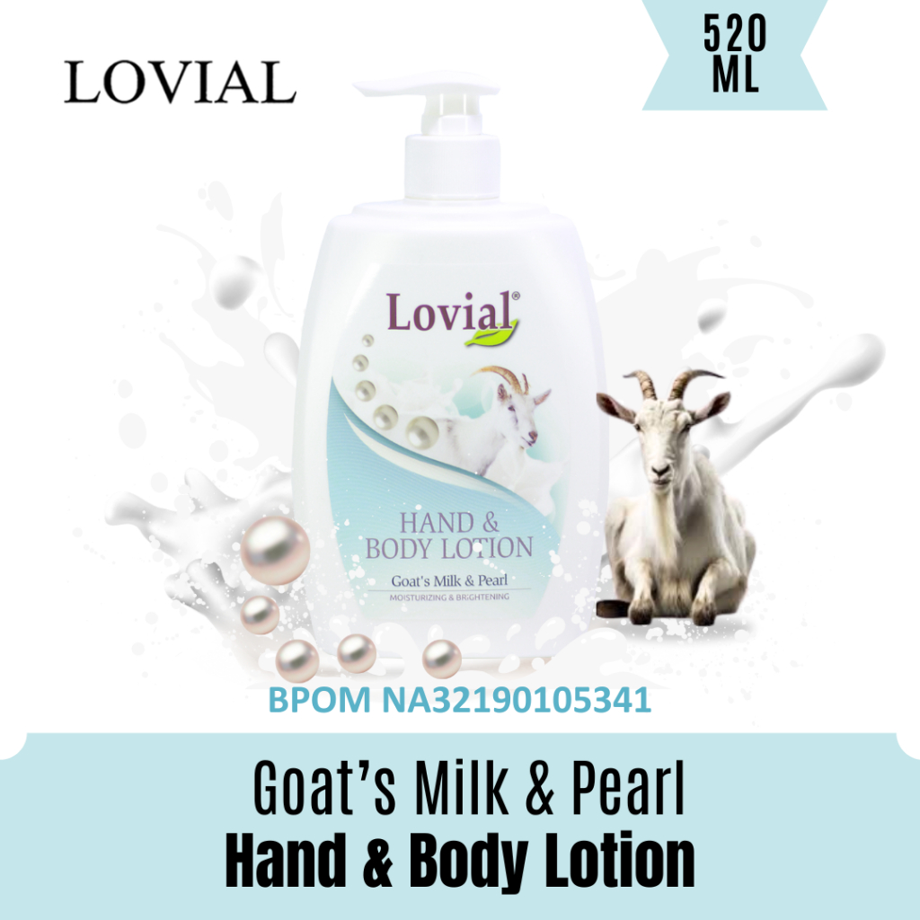 Hand & Body Lotion Lovial Goat's Milk & Pearl (520 ML)