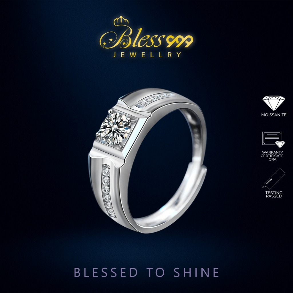 Cincin / Ring Valor Moissanite Sertifikat GRA original