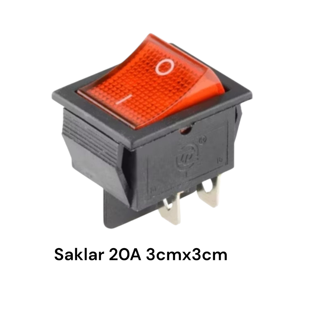 Saklar besar 20A 4 pin on off