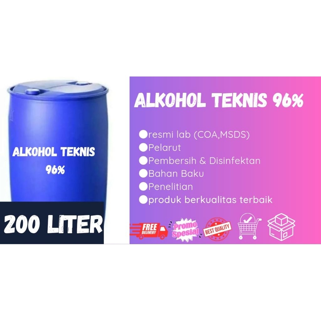 alkohol teknis 96%