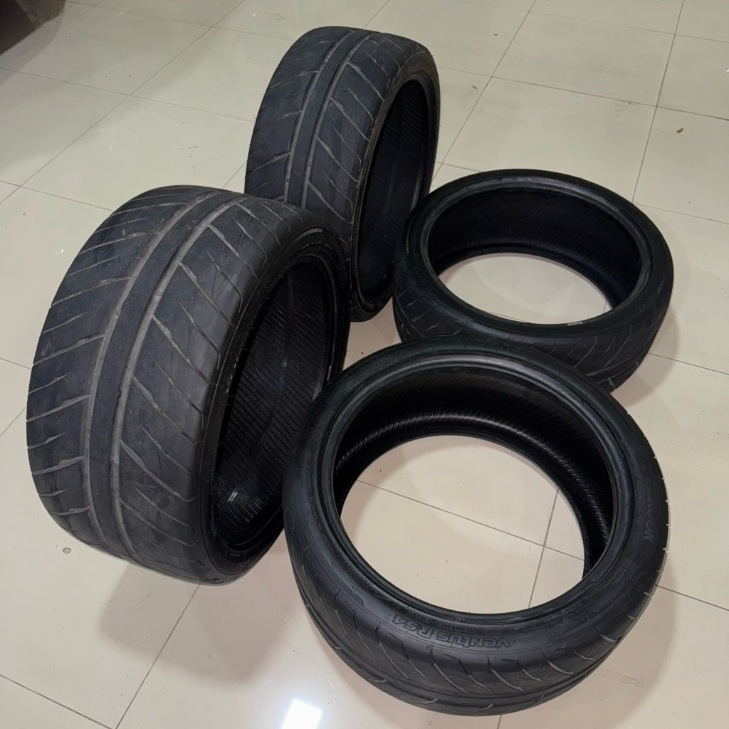 Hankook RS4 245/35 R19 + 275/35 R19 - Ban Bekas Semi Slick Like New 96% - Not Yokohama Michelin