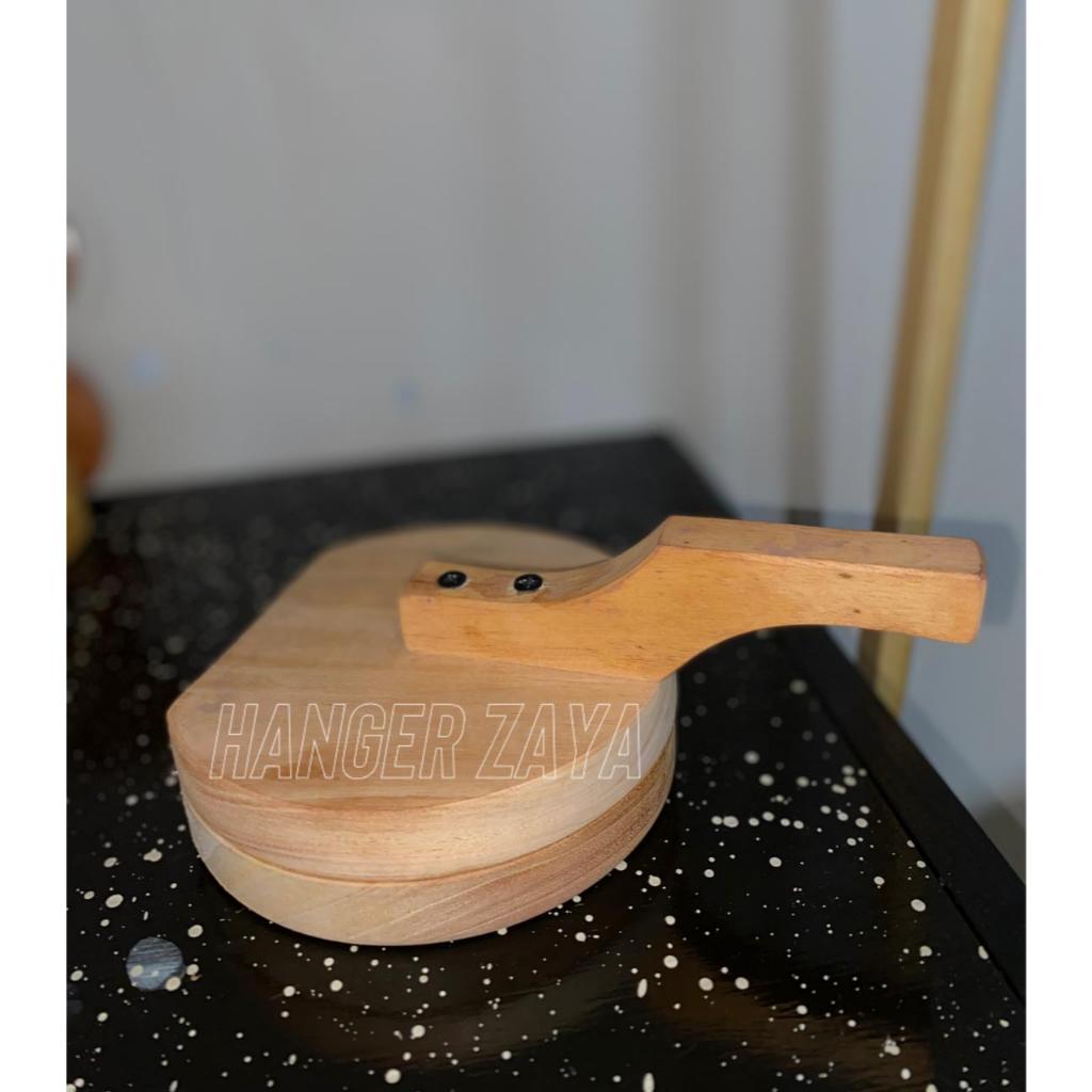 Alat Press Adonan Bahan Kayu Manual Presser Cetakan Adonan Serbaguna