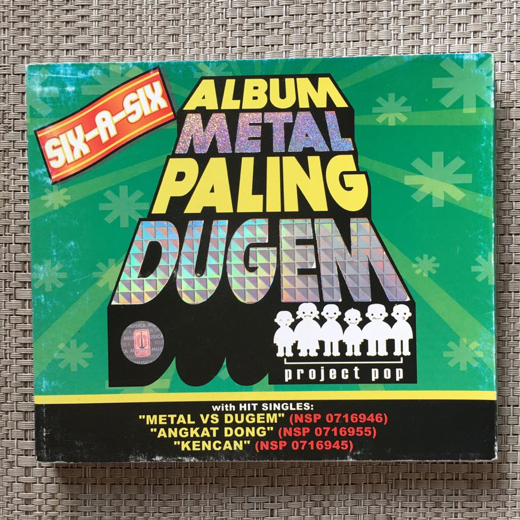 CD Project Pop - Six A Six | Album Metal Paling Dugem