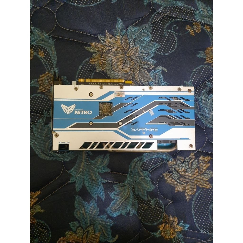 SAPPHIRE NITRO RX 590  8GB 256 BIT  SPECIAL EDITION WARNA BIRU