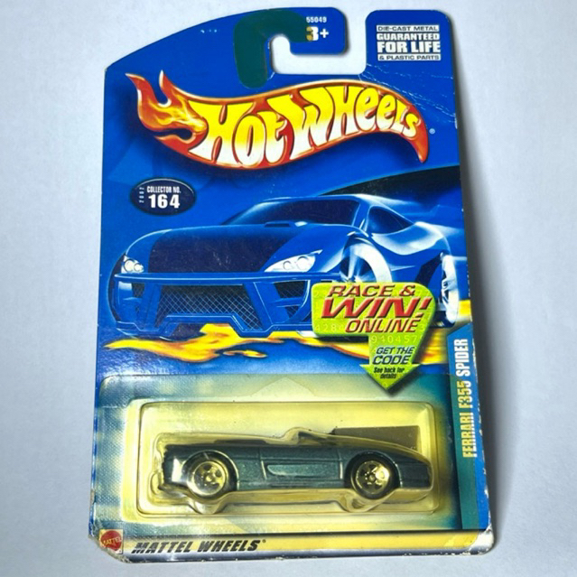 Hot Wheels Ferrari F355 Spider Mainline Blue Blister