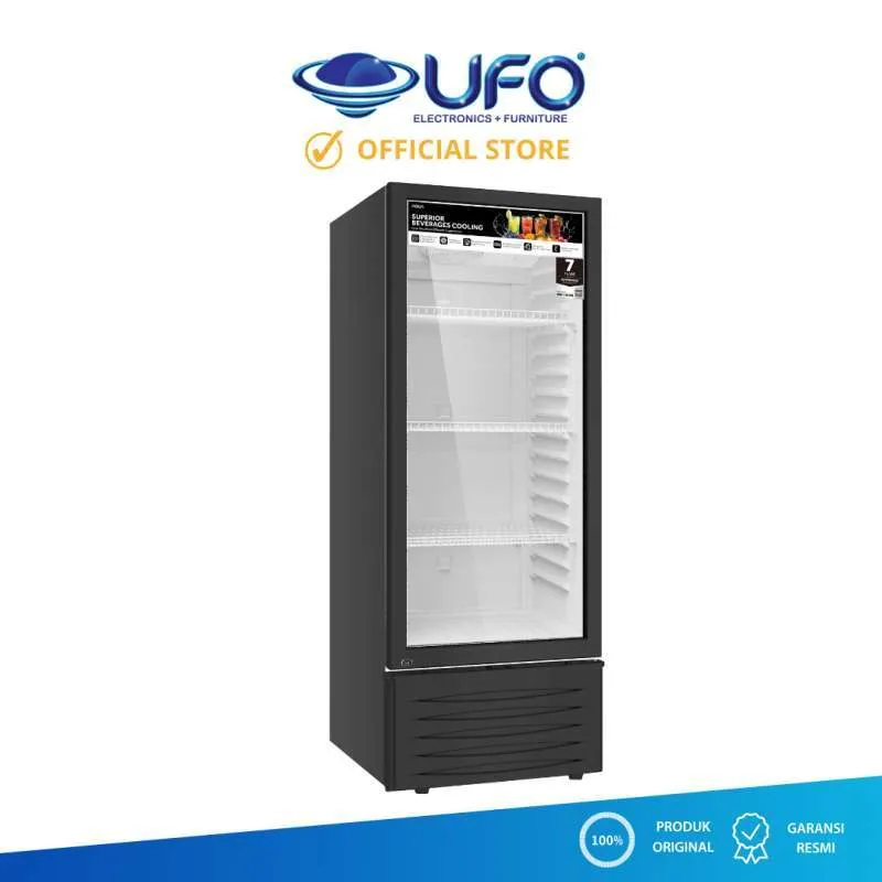 AQUA SHOWCASE 1 PINTU 4 RAK 165 LITER AQB181GO