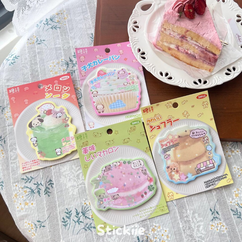 [STICKIIES] SWEET KAWAI STICKY NOTES - 30 Lembar Notes Lucu Aesthetic untuk Journal, Planner, Scrapb