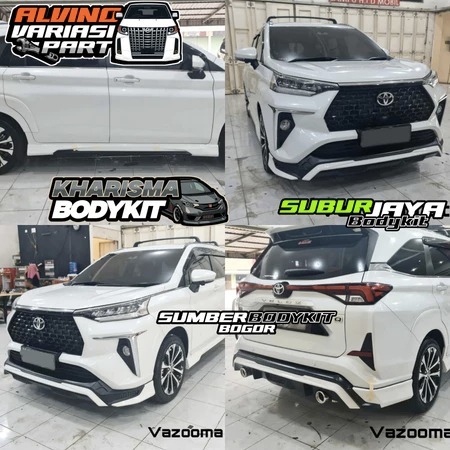 BODYKIT AVANZA VAZOOMA TAHUN 2022 - 2024 FULL SET BODYKIT TOYOTA AVANZA VAZOOMA X 2022 s/d 2024
