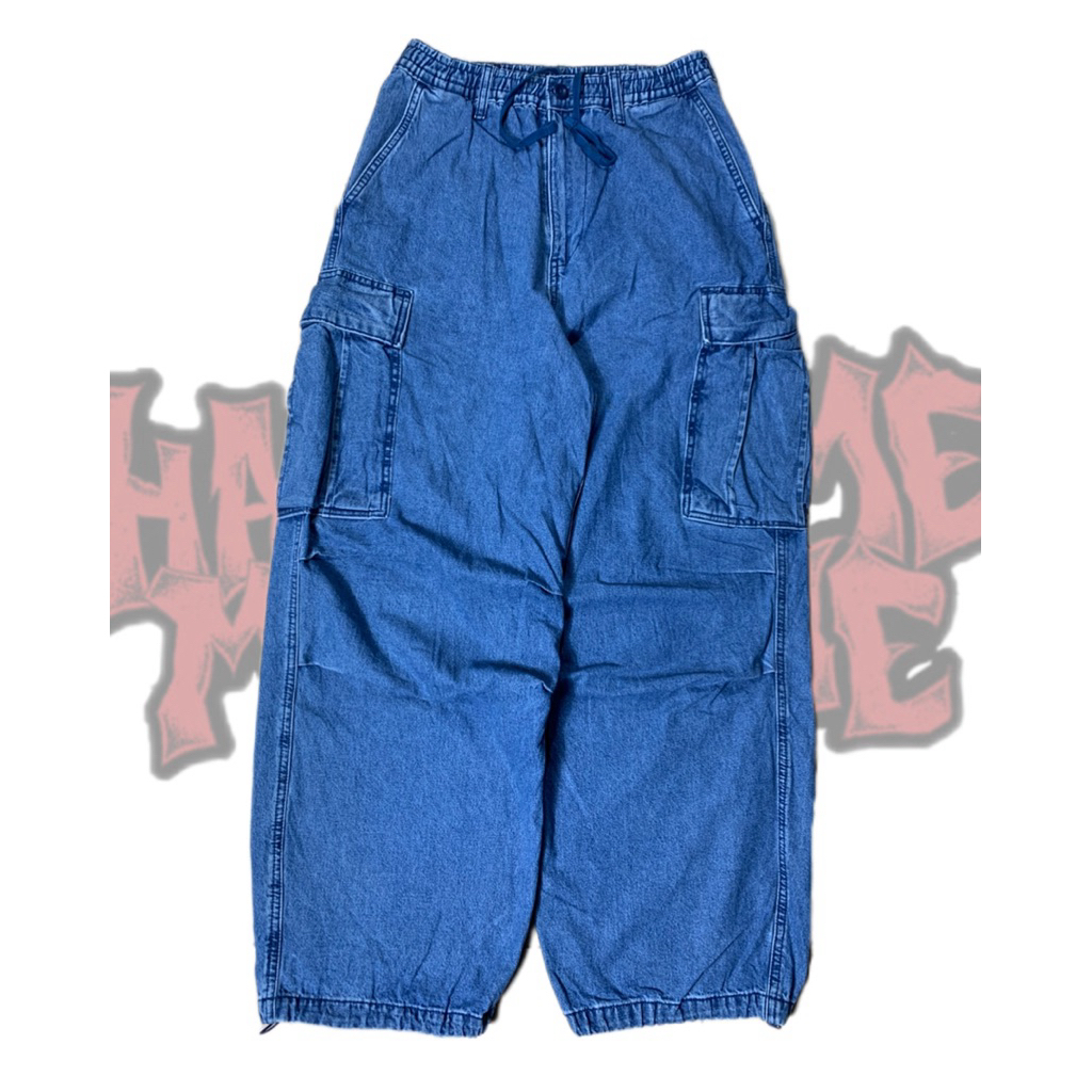 GU SUPER WIDE CARGO PANTS