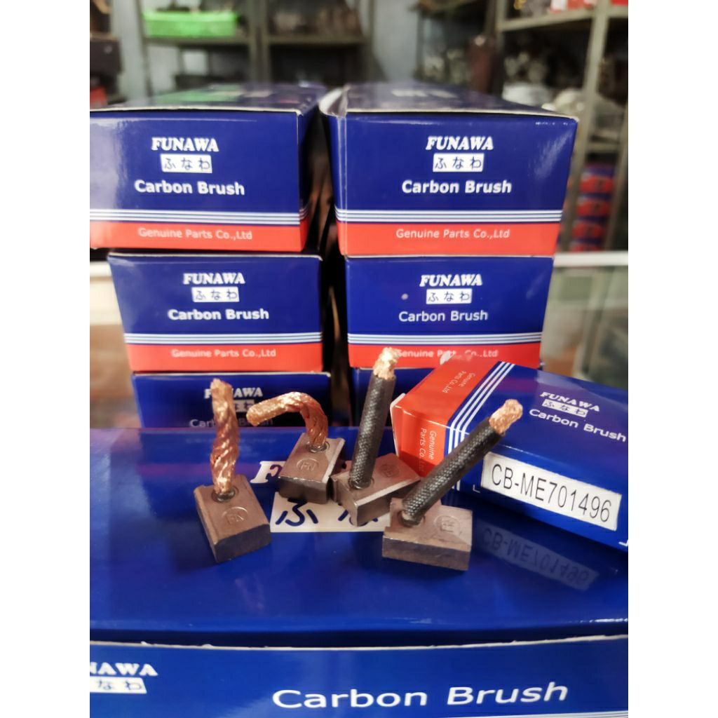 (BISA COD) FUNAWA CB-ME701496 BROSTEL/BRUSH STEEL/CARBON BRUSH/ARENG DINAMO STARTER PS135/RAGASA/CAN