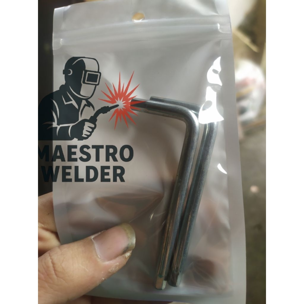 Kunci L Torx / Kunci L Bintang 5 mmKunci L Torx ukuran 5 mm terbuat dari bahan HSS (High Speed Steel