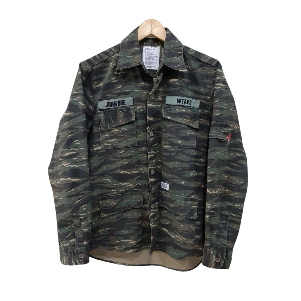 WTAPS bdu camo shirt ls