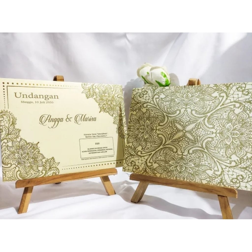 2325 Erba Blangko Undangan Kosongan single hard cover  Amplop, undangan pernikahan