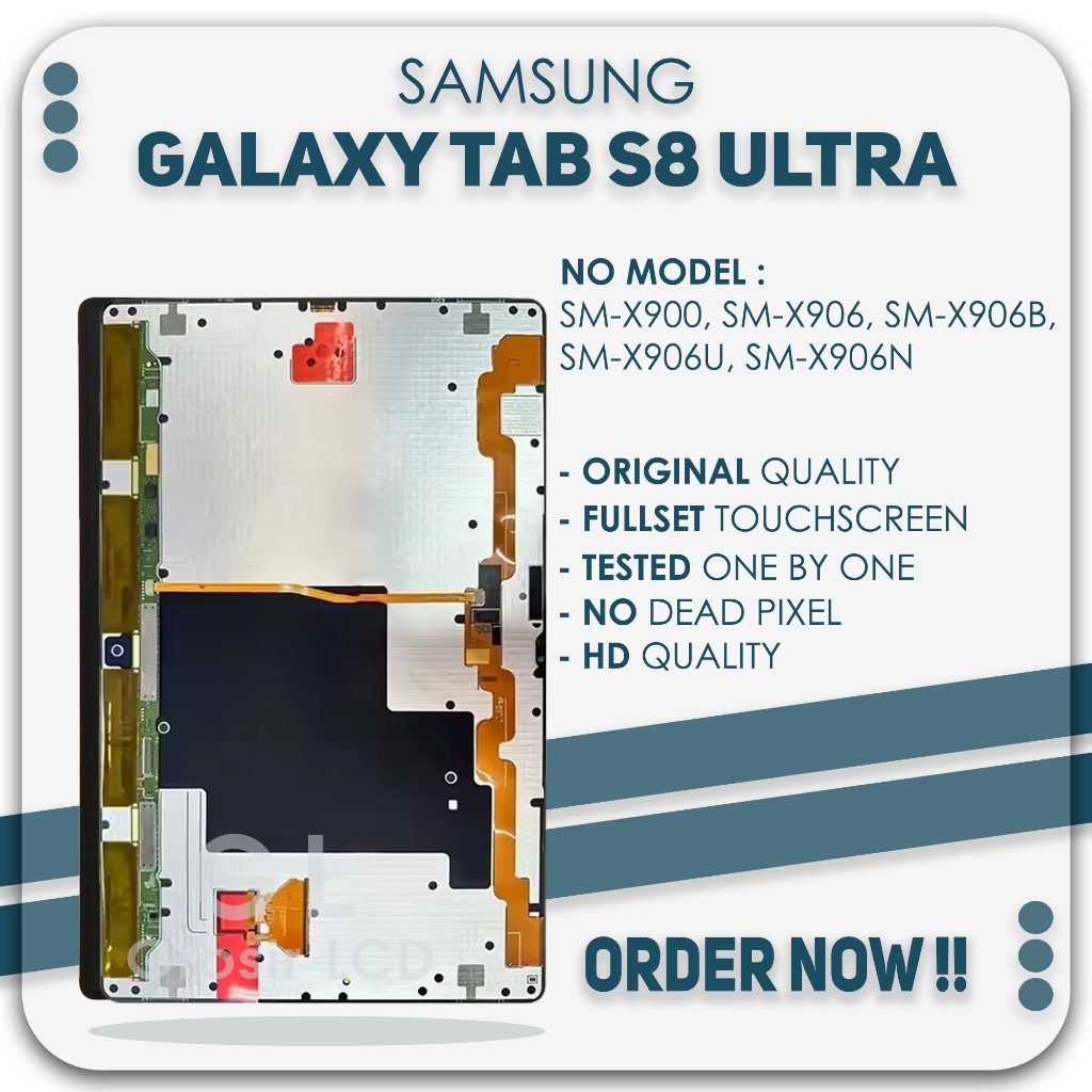 LCD Samsung Galaxy Tab S8 Ultra - Fullset Touchscreen