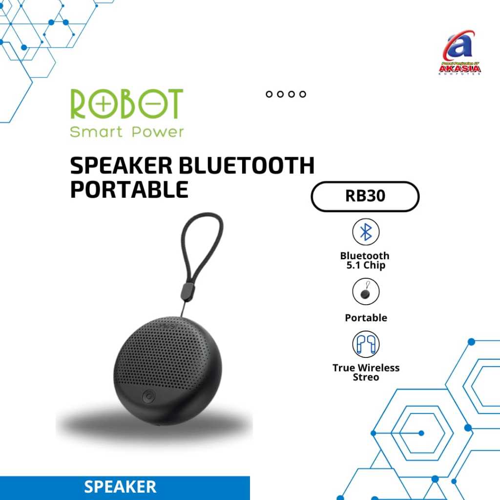 ROBOT Speaker Bluetooth Portable RB30