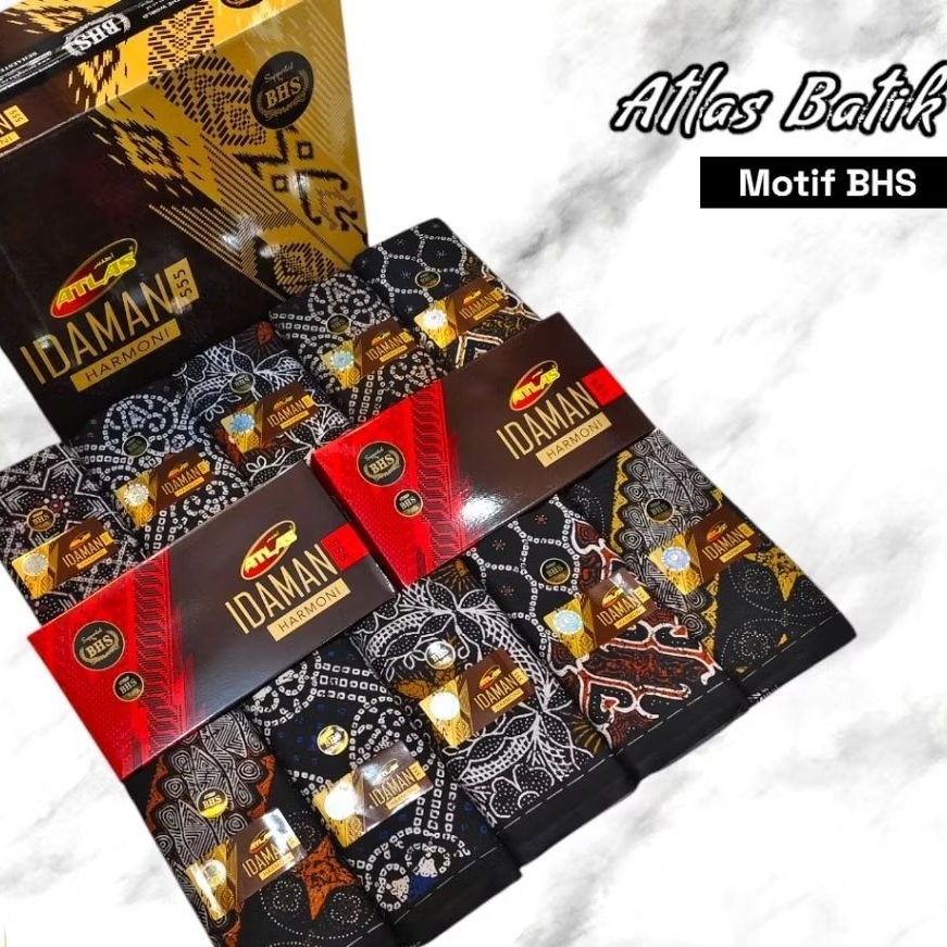 SARUNG ATLAS MOTIF BHS - GROSIR 10Pcs Atlas Idaman
