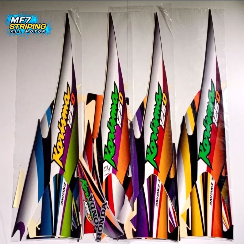 Striping Original Honda Karisma D 125 2004 Fullset Original look