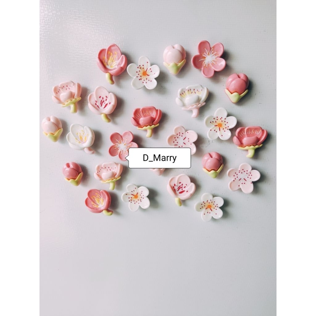 magnet hiasan kulkas flowers aksesoris tempelan kulkas lucu