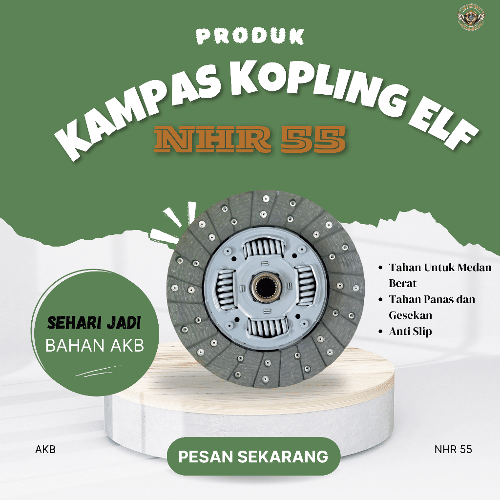 Kampas Kopling Elf NHR 55 Bahan AKB