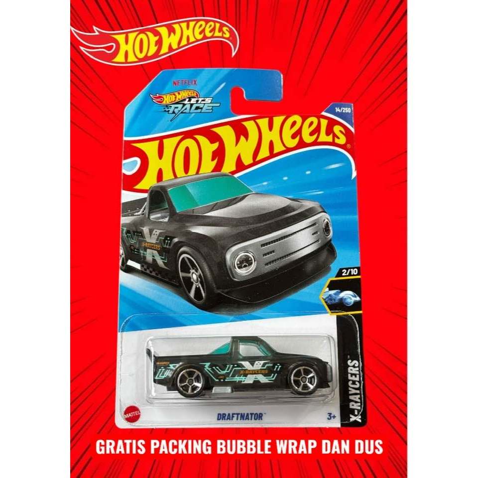 Hot Wheels Draftnator Hitam Lot H 2025