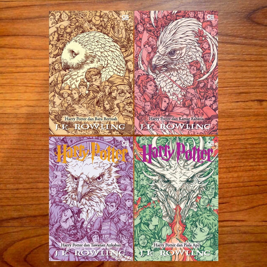 Novel Harry Potter Bahasa Indonesia Vol 1 sd 7 (Segel)
